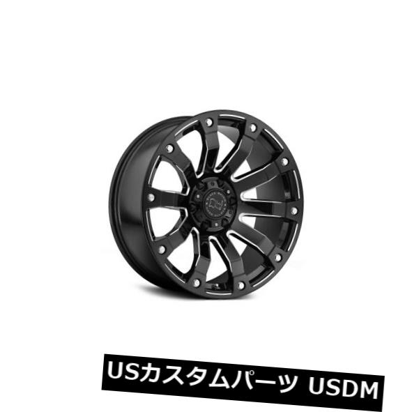 海外輸入ホイール 20x10 Black Rhino Selkirk 5x5.5 / 5x139.7 -12ブラックホイールリムセット（4） 20x10 Black Rhino Selkirk 5x5.5/5x139.7 -12 Black Wheels Rims Set(4) 【並行輸入品】｜カスタムパーツ WORLD倉庫 262,004円