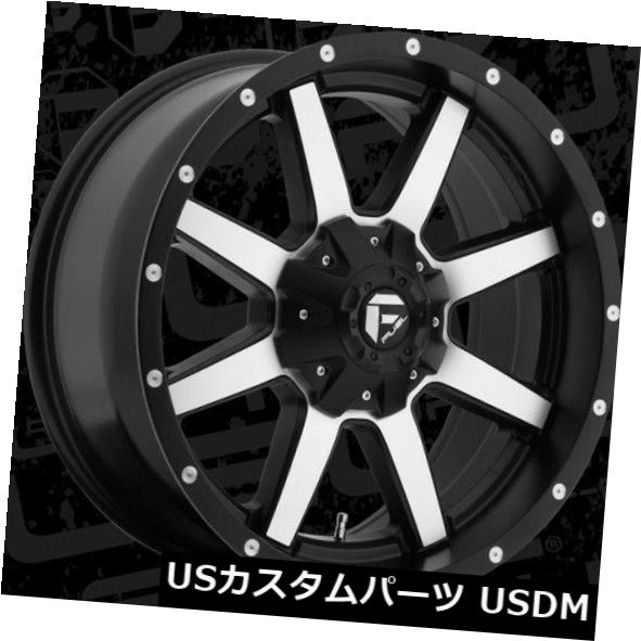 海外輸入ホイール 20x9 ET20 Fuel D537 Maverick 6x135 / 6x139.7ブラックマシニングホイール(4個セット) 20x9 ET20 Fuel D537 Maverick 6x135/6x139.7 Black Machined Wheels (Set of 4) 【並行輸入品】|カスタムパーツ WORLD倉庫