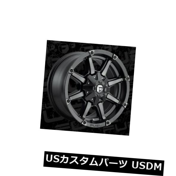 海外輸入ホイール 18x9 ET-12 Fuel D556カプラー6x135 / 6x139.7ブラック/機械加工DDTホイール（4個セット） 18x9 ET-12 Fuel D556 Coupler 6x135/6x139.7 Black/Machined DDT Wheels (Set of 4) 【並行輸入品】