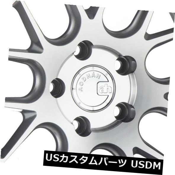 海外輸入ホイール 18x9.5 +15 Aodhan DS06 5x114.3シルバー（機械加工リム付き）（4個セット） 18x9.5 +15 Aodhan DS06 5x114.3 Silver w/Machined Rims (Set of 4) 【並行輸入品】｜カスタムパーツ WORLD倉庫