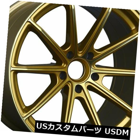 海外輸入ホイール 18x9.5 +38 XXR 568 5x114.3リキッドゴールドリム（4個セット） 18x9.5 +38 XXR 568 5x114.3 Liquid Gold Rims (Set of 4) 【並行輸入品】｜カスタムパーツ WORLD倉庫 200,200円