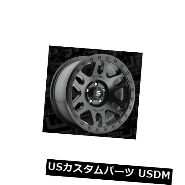 海外輸入ホイール 17x8.5 ET-6燃料D584リコイル6x139.7マットブラックホイール（4個セット） 17x8.5 ET-6 Fuel D584 Recoil 6x139.7 Matte Black Wheels (Set of 4) 【並行輸入品】｜カスタムパーツ WORLD倉庫