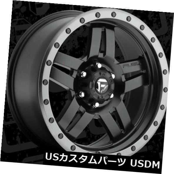 海外輸入ホイール 20x9 ET1 Fuel D557 Anza 6x135マットブラックホイール（4個セット） 20x9 ET1 Fuel D557 Anza 6x135 Matte Black Wheels (Set of 4) 【並行輸入品】｜カスタムパーツ WORLD倉庫