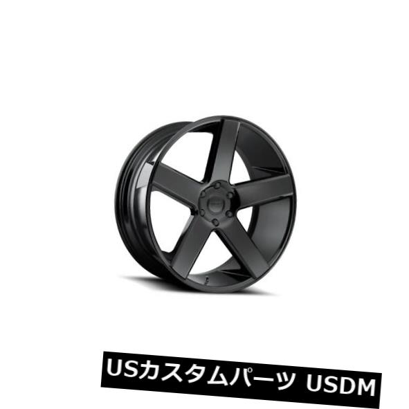 海外輸入ホイール 22x9.5 ET11ダブS216バラー5x127ブラックホイール（4個セット） 22x9.5 ET11 Dub S216 Baller 5x127 Black Wheels (Set of 4) 【並行輸入品】