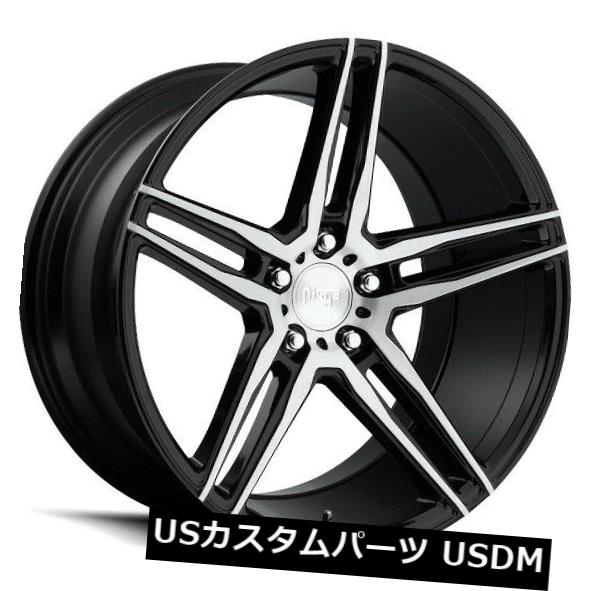 海外輸入ホイール 18x8 ET42ニッチM169トリノ5x112ブラックマシニングリム（4個セット） 18x8 ET42 Niche M169 Turin 5x112 Black Machined Rims (Set of 4) 【並行輸入品】 232,551円