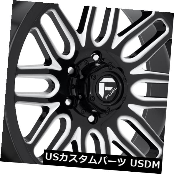 海外輸入ホイール 20x9 ET19 Fuel D662 Ignite 6x139.7ブラックミルドリム(4個セット) 20x9 ET19 Fuel D662 Ignite 6x139.7 Black Milled Rims (Set of 4) 【並行輸入品】|カスタムパーツ WORLD倉庫