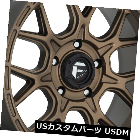 海外輸入ホイール 20x9 ET20 Fuel D671 Tech 6x139.7ブロンズホイール（4個セット） 20x9 ET20 Fuel D671 Tech 6x139.7 Bronze Wheels (Set of 4) 【並行輸入品】