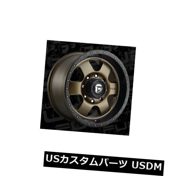 海外輸入ホイール 18x9 ET19 Fuel D617 Podium 6x139.7ブロンズホイール（4個セット） 18x9 ET19 Fuel D617 Podium 6x139.7 Bronze Wheels (Set of 4) 【並行輸入品】