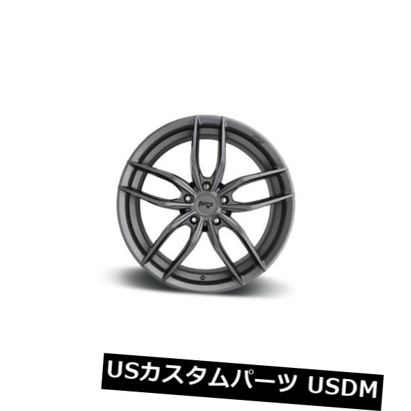 海外輸入ホイール 20x9 ET25 Niche M204 Vosso 5x112無煙炭ホイール（4個セット） 20x9 ET25 Niche M204 Vosso 5x112 Anthracite Wheels (Set of 4) 【並行輸入品】