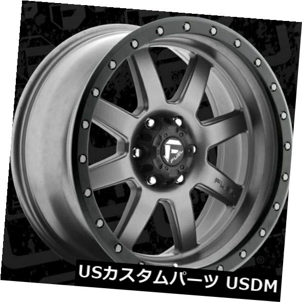 海外輸入ホイール 20x9 ET20燃料D552トロフィー6x135マット無煙炭リム（4個セット） 20x9 ET20 Fuel D552 Trophy 6x135 Matte Anthracite Rims (Set of 4) 【並行輸入品】