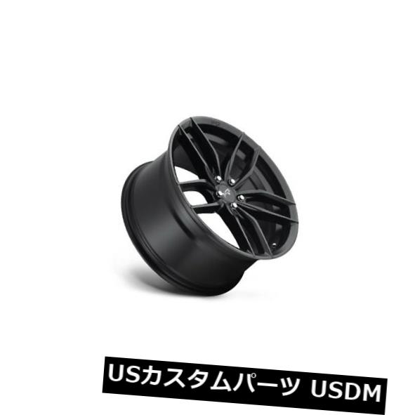 海外輸入ホイール 20x10.5 ET45ニッチM203 Vosso 5x112マットブラックホイール（4個セット） 20x10.5 ET45 Niche M203 Vosso 5x112 Matte Black Wheels (Set of 4) 【並行輸入品】