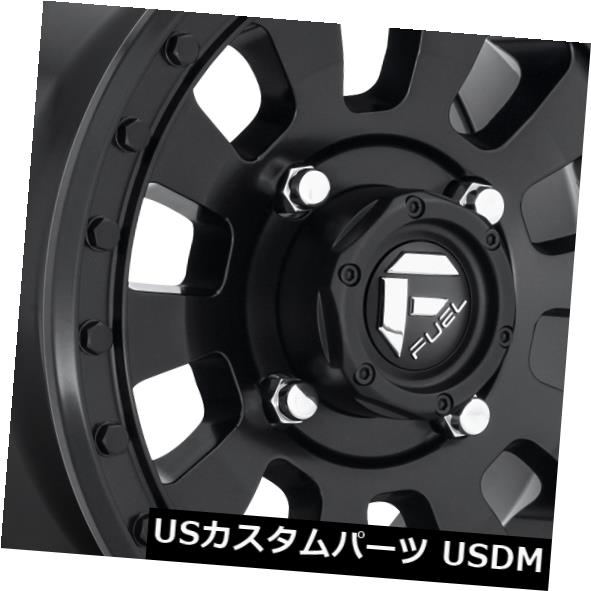 海外輸入ホイール 15x7 ET38 Fuel D630 Tactic 4x136 Matte Black Wheels（4個セット） 15x7 ET38 Fuel D630 Tactic 4x136 Matte Black Wheels (Set of 4) 【並行輸入品】｜カスタムパーツ WORLD倉庫