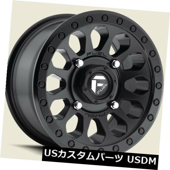 海外輸入ホイール 15x7 ET38 Fuel D579 Vector Utv 4x136 Matte Black Rims（4個セット） 15x7 ET38 Fuel D579 Vector Utv 4x136 Matte Black Rims (Set of 4) 【並行輸入品】｜カスタムパーツ WORLD倉庫