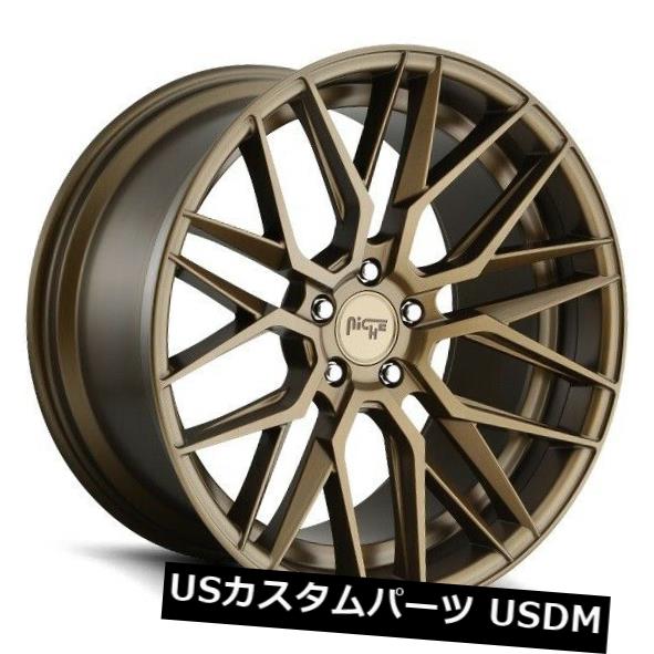 海外輸入ホイール 19x9.5 ET35ニッチM191ガンマ5x114.3ブロンズホイール（4個セット） 19x9.5 ET35 Niche M191 Gamma 5x114.3 Bronze Wheels (Set of 4) 【並行輸入品】｜カスタムパーツ WORLD倉庫