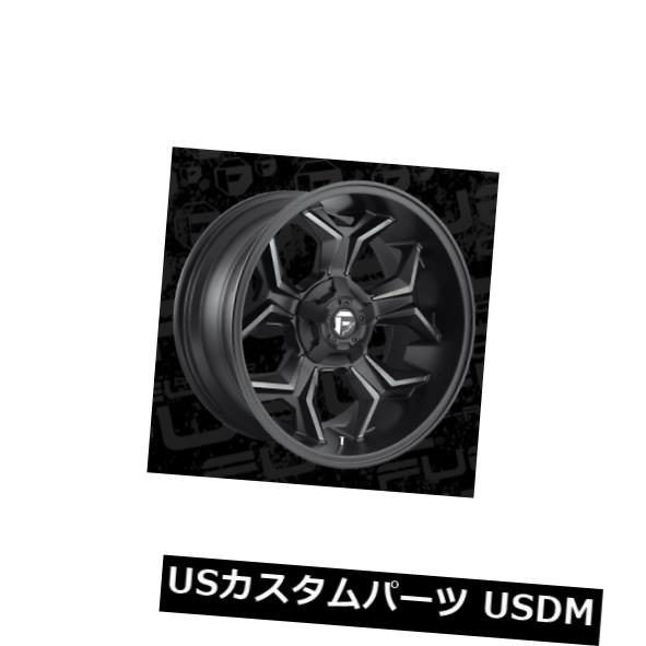 海外輸入ホイール 20x10 ET-18 Fuel D605 Avenger 6x135 / 6x139.7ブラック/機械加工DDTホイール（4個セット） 20x10 ET-18 Fuel D605 Avenger 6x135/6x139.7 Black/Machined DDT Wheels (Set of 4) 【並行輸入品】｜カスタムパーツ WORLD倉庫