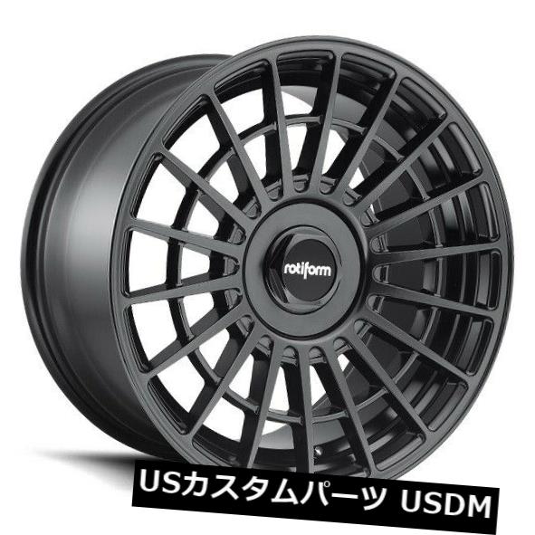 海外輸入ホイール 18x9.5 ET25 Rotiform R142 Las-R 5x100 / 5x114.3マットブラックホイール（4個セット） 18x9.5 ET25 Rotiform R142 Las-R 5x100/5x114.3 Matte Black Wheels (Set of 4) 【並行輸入品】