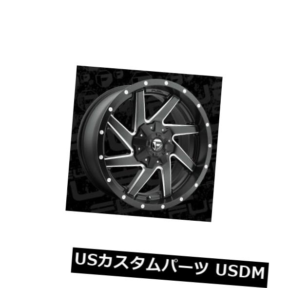 海外輸入ホイール 20x9 ET1 Fuel D594 Renegade 5x139.7 / 5x150 Black Milled Wheels（4個セット） 20x9 ET1 Fuel D594 Renegade 5x139.7/5x150 Black Milled Wheels (Set of 4) 【並行輸入品】