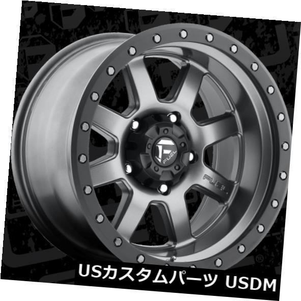 海外輸入ホイール 18x10 ET-24 Fuel D552 Trophy 5x127 Matte Anthracite Wheels（4個セット） 18x10 ET-24 Fuel D552 Trophy 5x127 Matte Anthracite Wheels (Set of 4) 【並行輸入品】