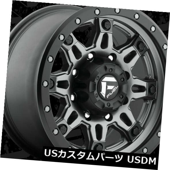 海外輸入ホイール 15x10 ET-43燃料D567致死5x114.3 / 5x120。 7ブラックミルドリム(4個セット) 15x10 ET-43 Fuel D567 Lethal 5x114.3/5x120.7 Black Milled Rims (Set of 4) 【並行輸入品】