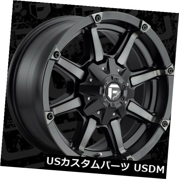 海外輸入ホイール 20x9 ET20燃料D556カプラー6x135 / 6x139.7ブラック/機械加工DDTリム（4個セット） 20x9 ET20 Fuel D556 Coupler 6x135/6x139.7 Black/Machined DDT Rims (Set of 4) 【並行輸入品】｜カスタムパーツ WORLD倉庫