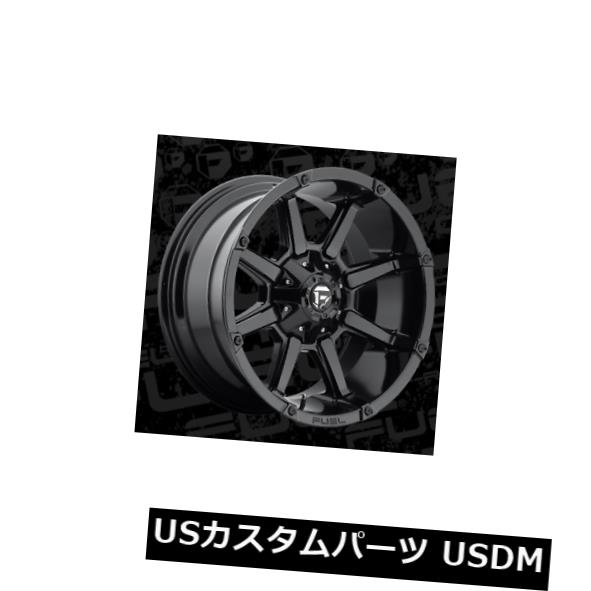 海外輸入ホイール 20x10 ET-12燃料D575カプラー5x139.7 / 5x150ブラックリム（4個セット） 20x10 ET-12 Fuel D575 Coupler 5x139.7/5x150 Black Rims (Set of 4) 【並行輸入品】