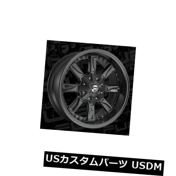 海外輸入ホイール 20x9 ET20 Fuel D604 Hydro 6x135 / 6x139.7マットブラックリム（4個セット） 20x9 ET20 Fuel D604 Hydro 6x135/6x139.7 Matte Black Rims (Set of 4) 【並行輸入品】
