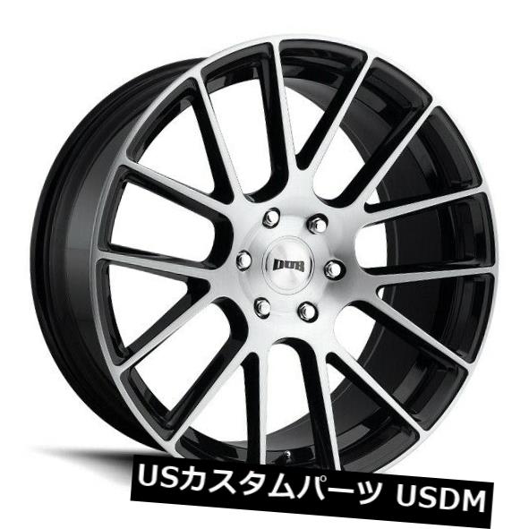 海外輸入ホイール 24x9.5 ET30ダブS206ラックス6x139.7ブラックブラッシュリム（4個セット） 24x9.5 ET30 Dub S206 Luxe 6x139.7 Black Brushed Rims (Set of 4) 【並行輸入品】 311,504円