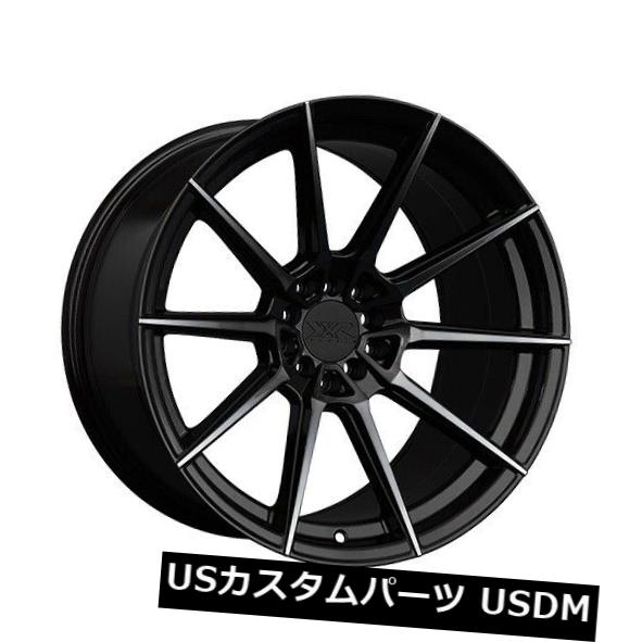 海外輸入ホイール 18x9.5F / 18x10。 5R +20/20 XXR 567 5x100 / 114.3ファントムブラックリム（4個セット） 18x9.5F/18x10.5R +20/20 XXR 567 5x100/114.3 Phantom Black Rims (Set of 4) 【並行輸入品】