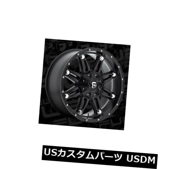 海外輸入ホイール 20x9 ET20 Fuel D531人質5x139.7 / 5x150マットブラックリム（4個セット） 20x9 ET20 Fuel D531 Hostage 5x139.7/5x150 Matte Black Rims (Set of 4) 【並行輸入品】