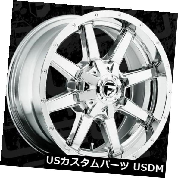 海外輸入ホイール 20x9 ET1 Fuel D536 Maverick 5x139.7 / 5x150 Chrome Wheels（4個セット） 20x9 ET1 Fuel D536 Maverick 5x139.7/5x150 Chrome Wheels (Set of 4) 【並行輸入品】