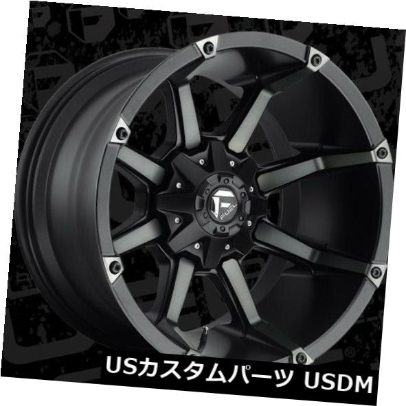 海外輸入ホイール 20x12 ET-44 Fuel D556カプラー5x114.3 / 5x127ブラック/機械加工DDTリム（4個セット） 20x12 ET-44 Fuel D556 Coupler 5x114.3/5x127 Black/Machined DDT Rims (Set of 4) 【並行輸入品】｜カスタムパーツ WORLD倉庫