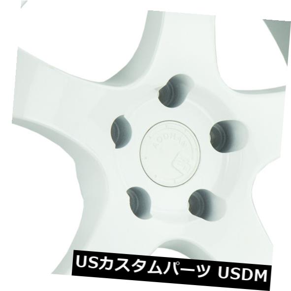 海外輸入ホイール 19x9.5 Aodhan Rims AH03 5x114.3 +22白（4個セット） 19x9.5 Aodhan Rims AH03 5x114.3 +22 White (Set of 4) 【並行輸入品】