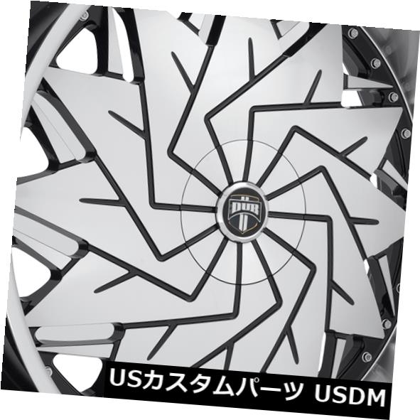 海外輸入ホイール 26x10 ET5 Dub S234 Dazr 5x120.7/5x127 Machined & Black Wheels (Set of 4) 【並行輸入品】