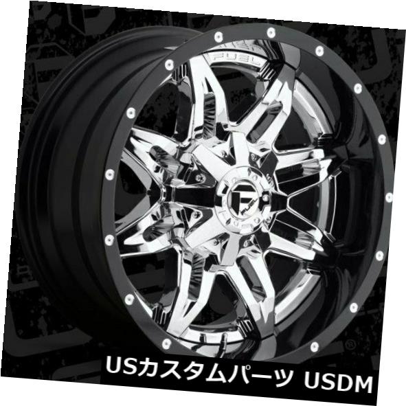 海外輸入ホイール 20x10 ET-19燃料D266致命的な6x135 / 6x139.7クロームホイール（4個セット） 20x10 ET-19 Fuel D266 Lethal 6x135/6x139.7 Chrome Wheels (Set of 4) 【並行輸入品】