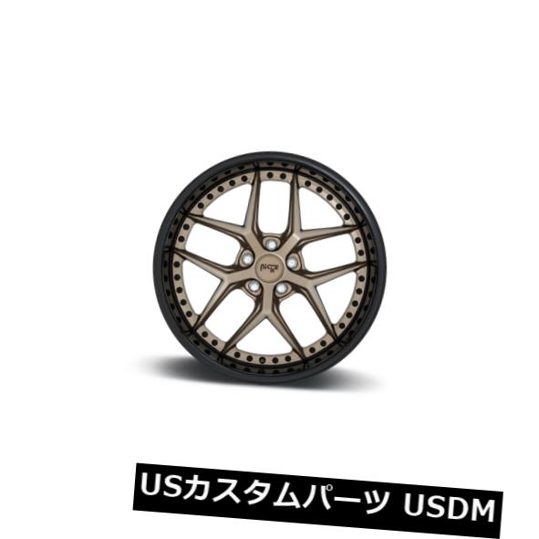 海外輸入ホイール 20x10.5 ET40ニッチM227副5x112ブロンズw /ブラックリップホイール(4個セット) 20x10.5 ET40 Niche M227 Vice 5x112 Bronze w/ Black Lip Wheels (Set of 4) 【並行輸入品】|カスタムパーツ WORLD倉庫