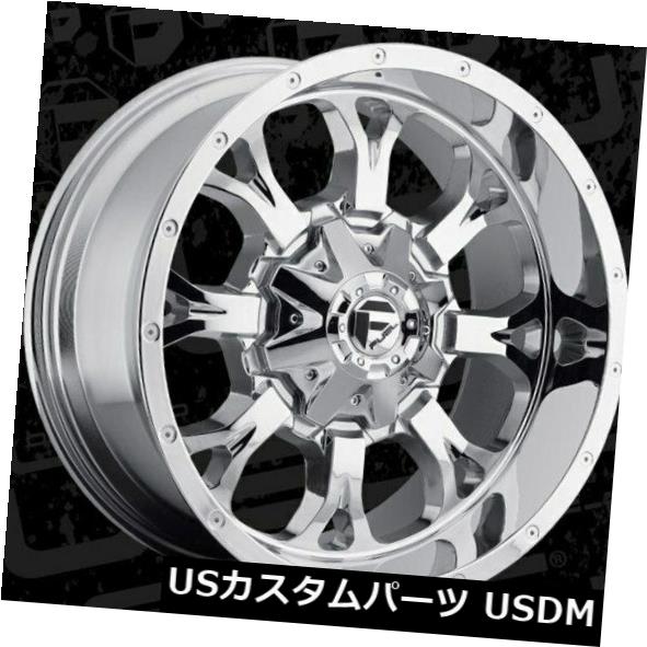 海外輸入ホイール 20x10 ET-12 Fuel D516クランク6x135 / 6x139.7クロームホイール（4個セット） 20x10 ET-12 Fuel D516 Krank 6x135/6x139.7 Chrome Wheels (Set of 4) 【並行輸入品】 292,149円