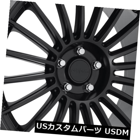 海外輸入ホイール 19x9.5 ET35 Rotiform R157 Buc 5x112マットブラックホイール（4個セット） 19x9.5 ET35 Rotiform R157 Buc 5x112 Matte Black Wheels (Set of 4) 【並行輸入品】