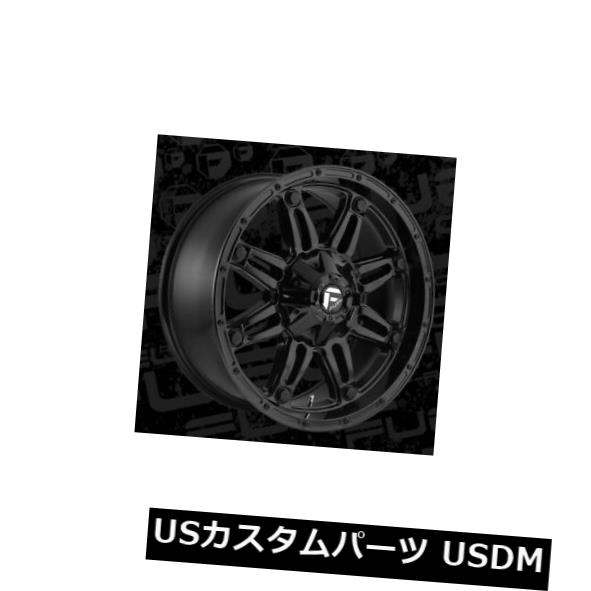 海外輸入ホイール 20x9 ET20 Fuel D625人質5x139.7 / 5x150ブラックホイール（4個セット） 20x9 ET20 Fuel D625 Hostage 5x139.7/5x150 Black Wheels (Set of 4) 【並行輸入品】