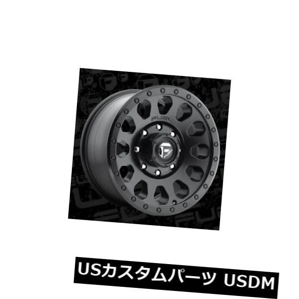 海外輸入ホイール 18x9 ET1 Fuel D579 Vector 8x165.1 Matte Black Wheels（4個セット） 18x9 ET1 Fuel D579 Vector 8x165.1 Matte Black Wheels (Set of 4) 【並行輸入品】