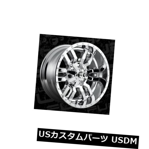 海外輸入ホイール 22x10 ET10 Fuel D631 Sledge 8x180 Chrome Wheels(4個セット) 22x10 ET10 Fuel D631 Sledge 8x180 Chrome Wheels (Set of 4) 【並行輸入品】|カスタムパーツ WORLD倉庫