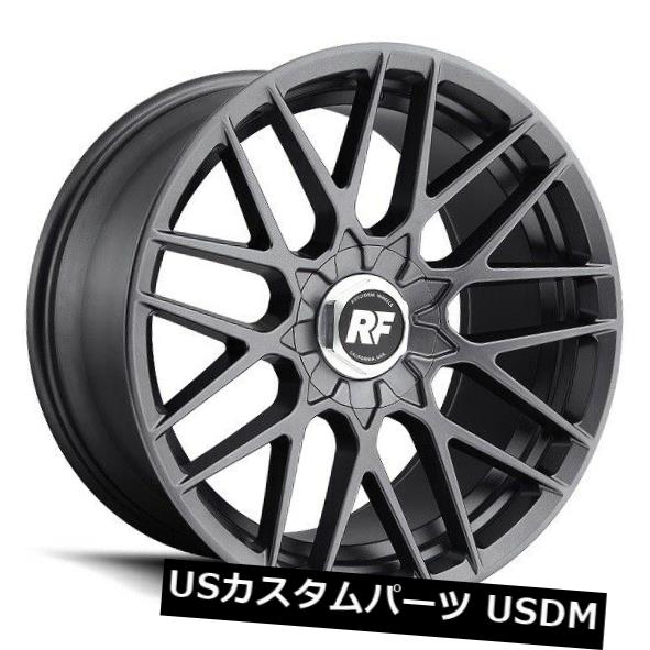 海外輸入ホイール 18x8.5 / 9.5 Rotiform RSE R141 5x112 / 120 +35マットガンメタルリム（4個セット） 18x8.5/9.5 Rotiform RSE R141 5x112/120 +35 Matte GunMetal Rims (Set of 4) 【並行輸入品】