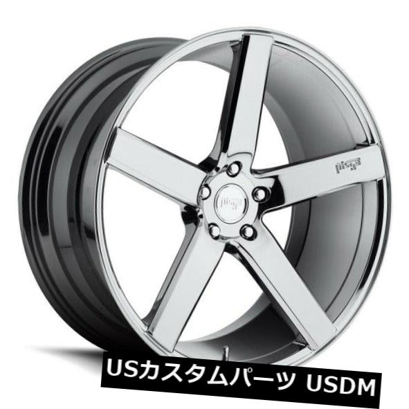 海外輸入ホイール 20x8.5 NICHE MILAN M132 5x112 +34クロムリム(4個セット) 20x8.5 NICHE MILAN M132 5x112 +34 Chrome Rims (Set of 4) 【並行輸入品】|カスタムパーツ WORLD倉庫