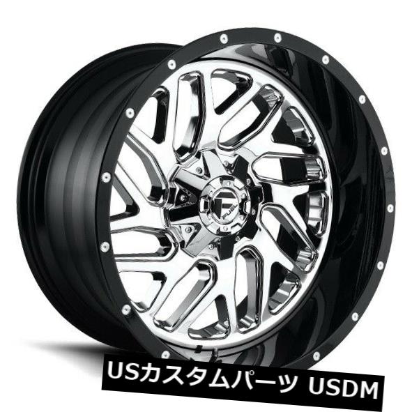 海外輸入ホイール 20x10 ET-19 Fuel D211 Triton 6x135 / 6x139.7クロームリム(4個セット) 20x10 ET-19 Fuel D211 Triton 6x135/6x139.7 Chrome Rims (Set of 4) 【並行輸入品】|カスタムパーツ WORLD倉庫