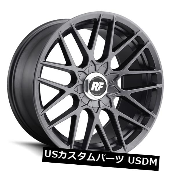 海外輸入ホイール 18x8.5 ET35 Rotiform R141 Rse 5x100 / 5x114.3無煙炭ホイール（4個セット） 18x8.5 ET35 Rotiform R141 Rse 5x100/5x114.3 Anthracite Wheels (Set of 4) 【並行輸入品】