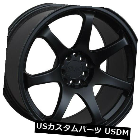 海外輸入ホイール 16X8 +21 XXR 551 4x100 / 114.3フラットブラックホイール（4個セット） 16X8 +21 XXR 551 4x100/114.3 Flat Black Wheels (Set of 4) 【並行輸入品】｜カスタムパーツ WORLD倉庫