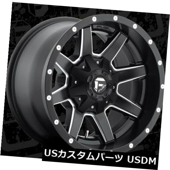 海外輸入ホイール 17x10 ET-24 Fuel D538 Maverick 8x170 Black Milled Rims(4個セット) 17x10 ET-24 Fuel D538 Maverick 8x170 Black Milled Rims (Set of 4) 【並行輸入品】|カスタムパーツ WORLD倉庫