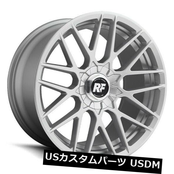 海外輸入ホイール 19x10 ET35 Rotiform R140 Rse 5x112 / 5x114.3シルバーホイール（4個セット） 19x10 ET35 Rotiform R140 Rse 5x112/5x114.3 Silver Wheels (Set of 4) 【並行輸入品】