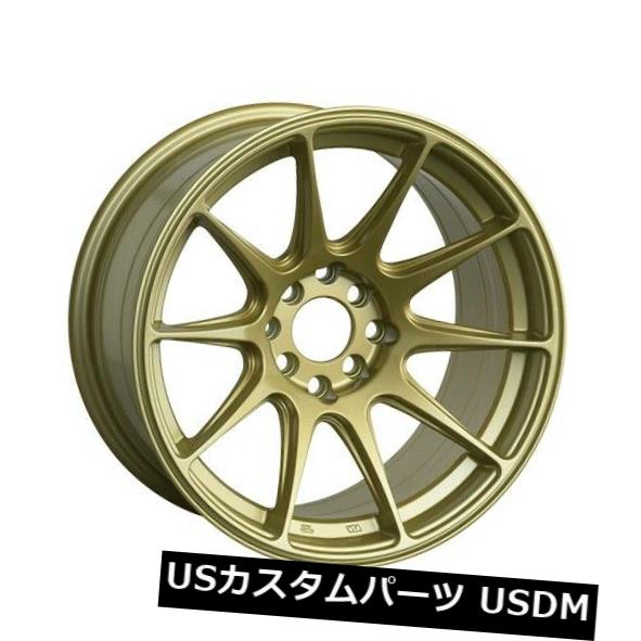海外輸入ホイール 16x8 +20 XXR 527 4x100 / 114.3ゴールドリム（4個セット） 16x8 +20 XXR 527 4x100/114.3 Gold Rims (Set of 4) 【並行輸入品】｜カスタムパーツ WORLD倉庫