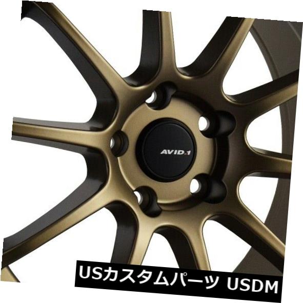 海外輸入ホイール 17x8 +35 Avid 1 AV27 5x114.3 73.1ホイール(4個セット) 17x8 +35 Avid 1 AV27 5x114.3 73.1 Wheels (Set of 4) 【並行輸入品】|カスタムパーツ WORLD倉庫