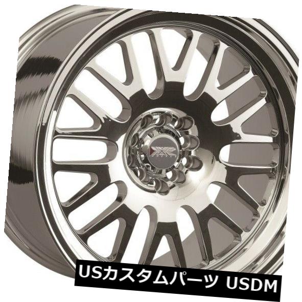 海外輸入ホイール 17X8F / 17X9R +25/25 XXR 531 5x100 / 5x114.3プラチナホイール（4個セット） 17X8F/17X9R +25/25 XXR 531 5x100/5x114.3 Platinum Wheels (Set of 4) 【並行輸入品】